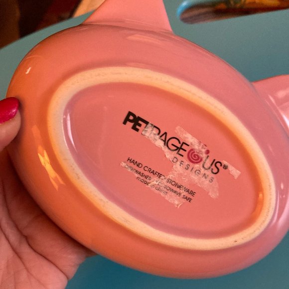 Pink Cat Dish - Picture 2 of 3